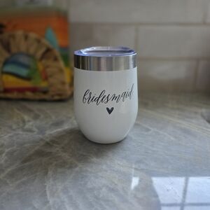 NWT Bridesmaid 12oz Travel Cup